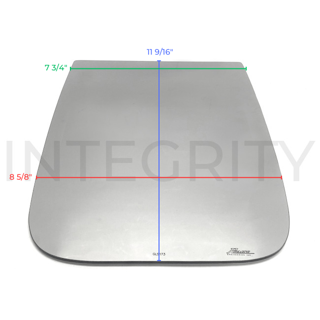 Newmar RV Lower Heated Mirror 11 9/16" x 8 5/8" Kit 09392 Integrity
