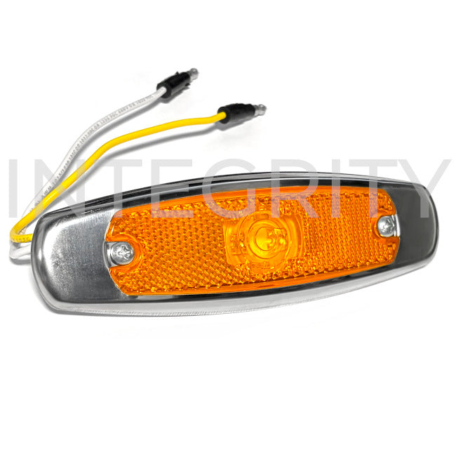RV Clearance Light LED Amber w/ Bezel Grote 47253