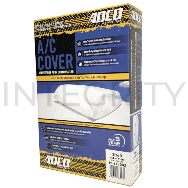RV Heavy Duty A/C Vinyl Storage Cover 29.5" x 14.75" x 34"