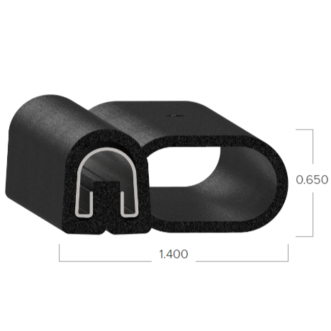 Newmar RV Rubber Bulb Seal 21289