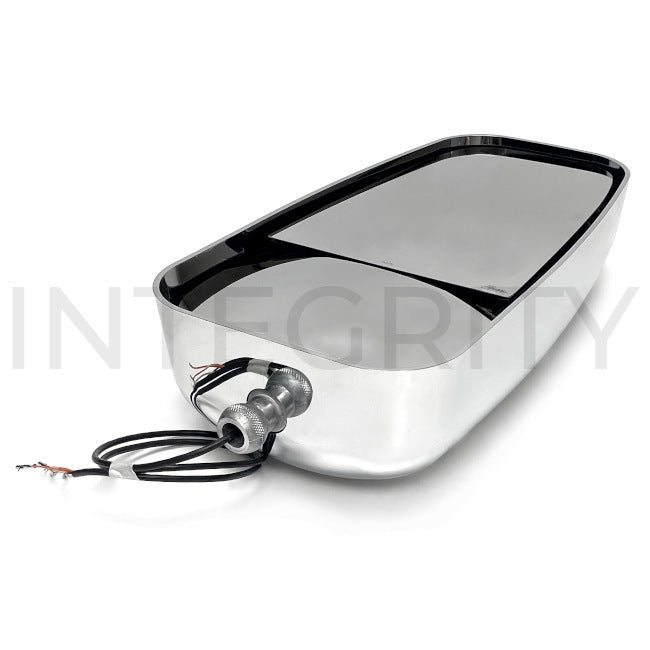 Newmar RV Driver Side 17.5" Chrome Mirror Head Assembly with 12" Arm 130767B
