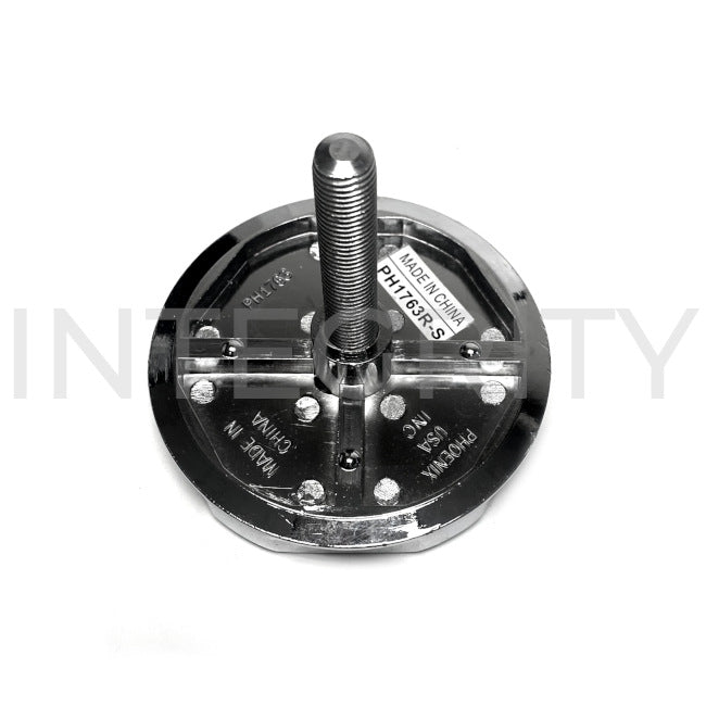 RV Threaded Nut Logo for RH / Passenger Side Tag Axle (to fit Newmar 023863)
