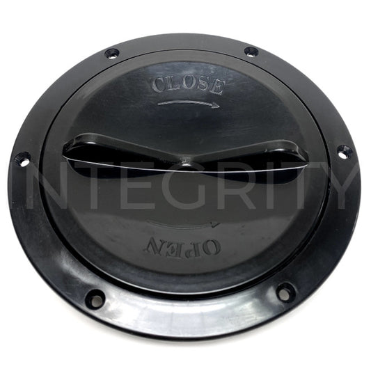 Newmar RV Access Port With Lip Black 5" Opening 23812