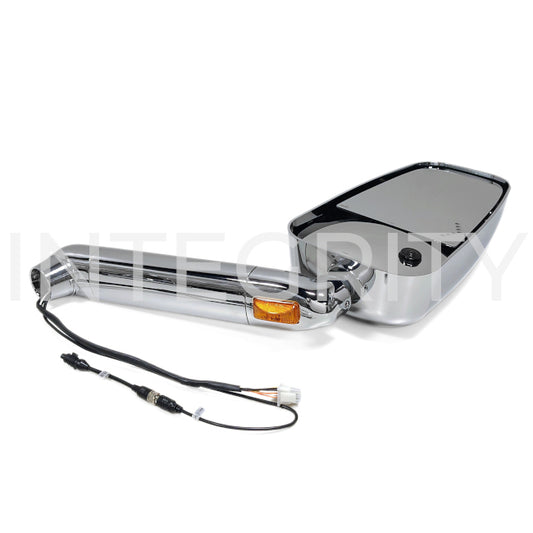 RV Driver Side 17.5" Chrome Mirror Head Assembly with 18-3/8" Arm (to fit Newmar 130768D)
