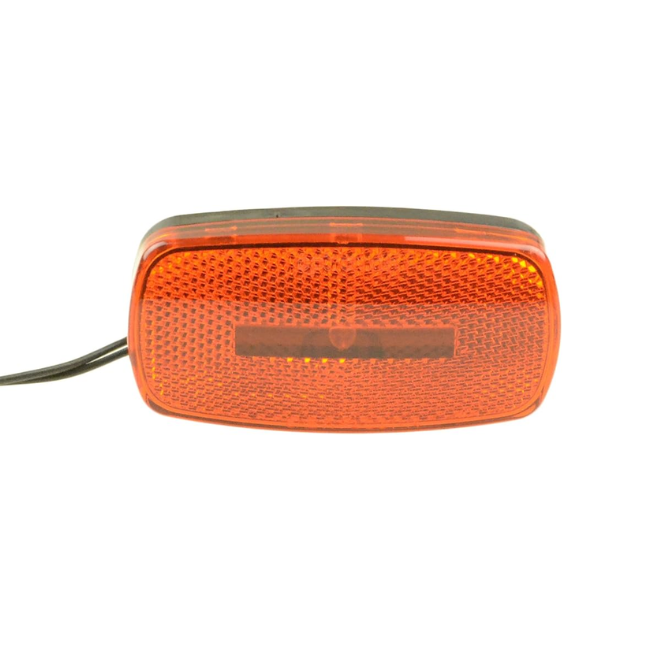 RV Amber Clearance Light Incandescent, Black Base (to fit Newmar 129114)