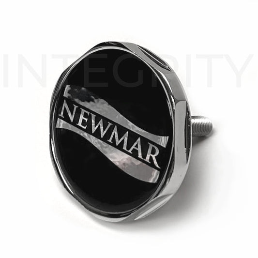 Newmar RV Threaded Nut Logo for LH / Driver Side Tag Axle 023862