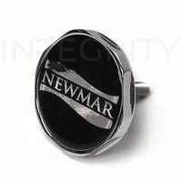 Newmar RV Threaded Nut Logo for LH / Driver Side Tag Axle 023862