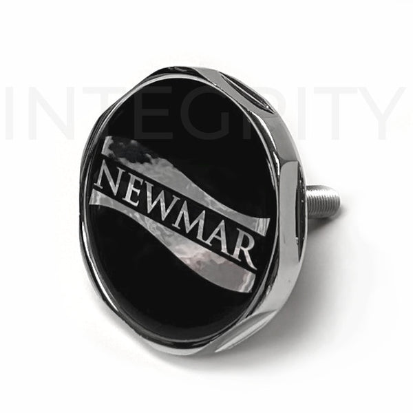 Newmar RV Threaded Nut Logo for LH / Driver Side Tag Axle 023862