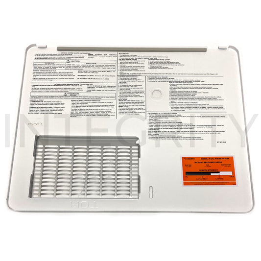 RV Water Heater Door White 6 Gal. Atwood (to fit Newmar 89702)