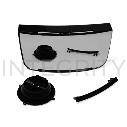 RV Velvac 8" x 4" Lower Convex Heated Mirror Kit (to fit Newmar 014411A)