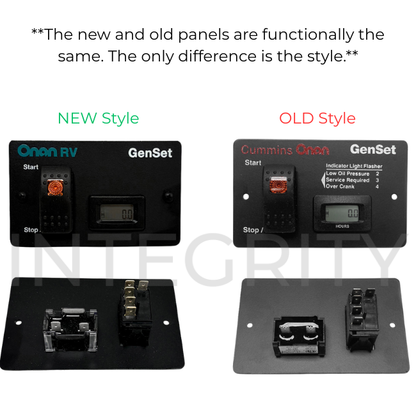 RV Remote Onan GenSet Control Panel (to fit Newmar 010158)