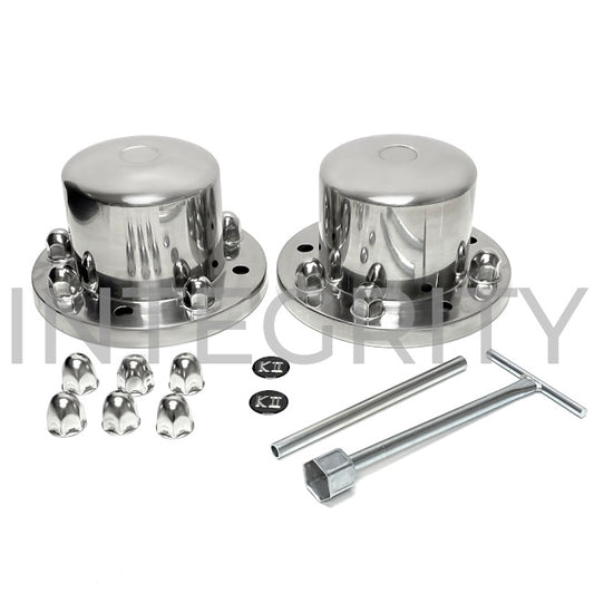 Newmar RV Rear Hub Cover Half Set 22.5" x 7.5" Wheels 157620E