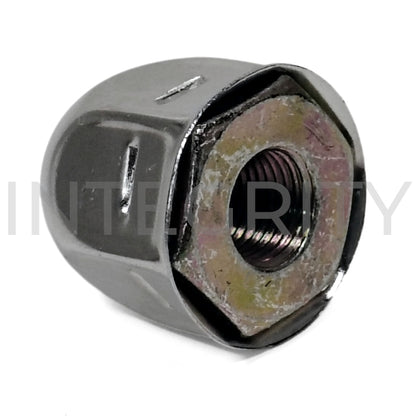 RV Chrome Lug Nut w/ Cover for 14mm Stud (to fit Newmar 157619D)