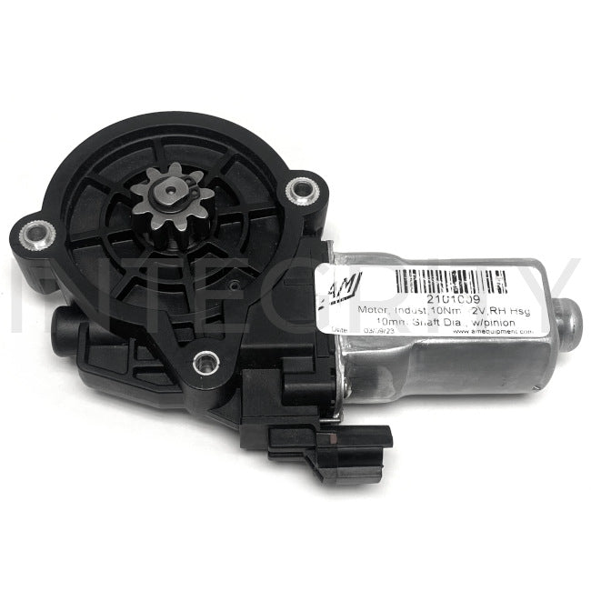 RV 210 Series Step Motor with Pinion, RH Housing 12V