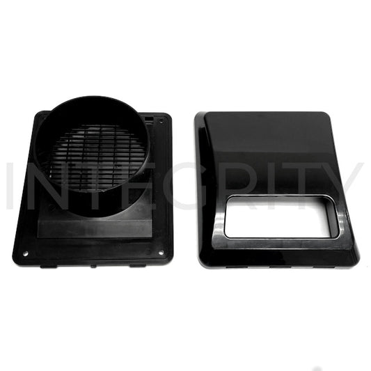 Newmar RV Exterior Black Dryer Vent 4" 110431