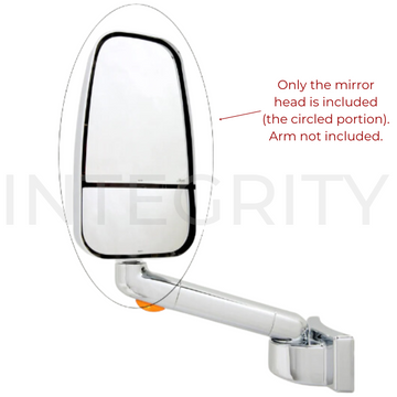 Newmar RV Chrome Mirror Head 1750 Series 17.5" 05270