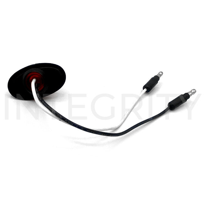 RV Clearance Light Rear Oval, Red LED w/ Red Lens (to fit Newmar 119736)
