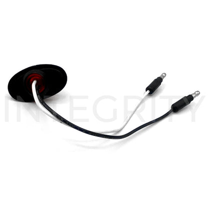 RV Clearance Light Rear Oval, Red LED w/ Red Lens (to fit Newmar 119736)