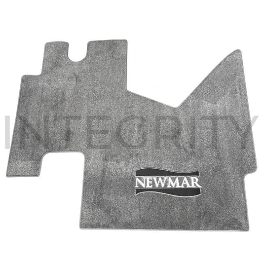 Newmar RV Cockpit Mat with Logo in Gray 63.75" x 55" in 158059