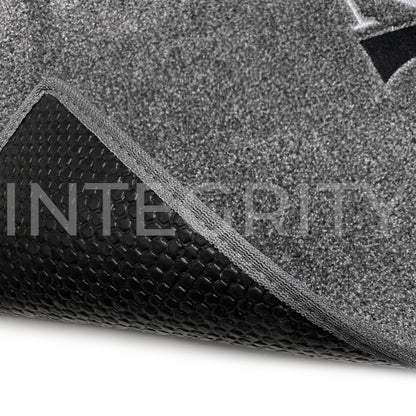 Newmar RV Cockpit Mat with Logo in Gray 63.75" x 55" in 158059
