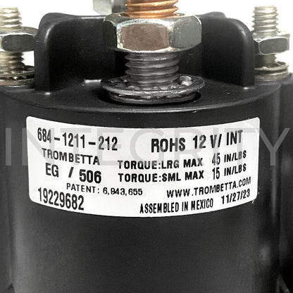 RV HWH RAP35723 Relay Solenoid (to fit Newmar 023079)