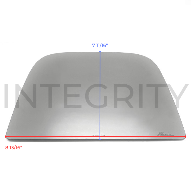 RV Upper Heated Mirror 7 11/16