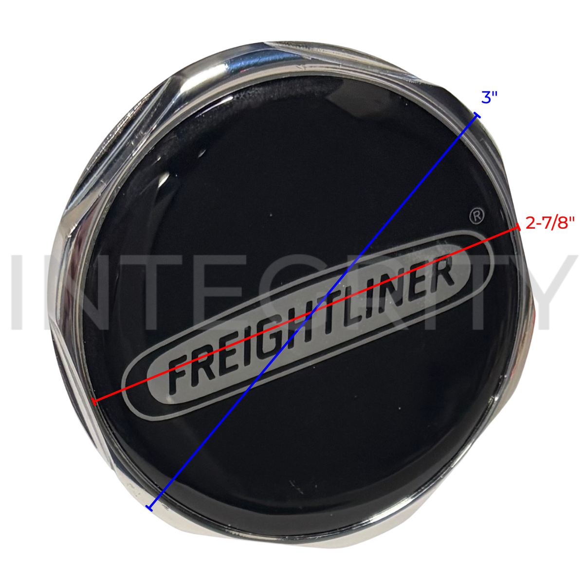 RV Freightliner Right-Threaded Nut with Logo RH / Passenger Side (to fit Newmar 06630)