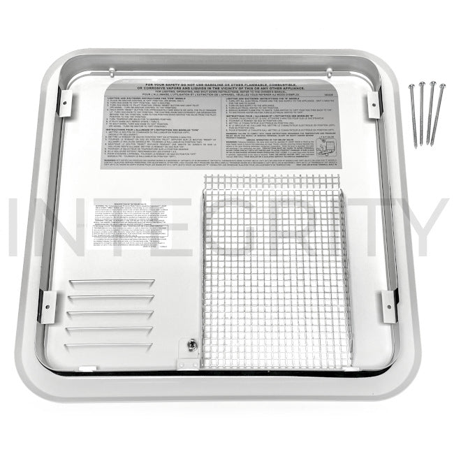 Newmar RV Water Heater Door White 06308