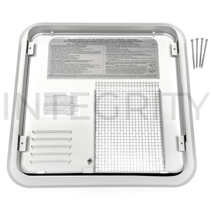 Newmar RV Water Heater Door White 06308