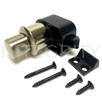 Newmar RV Push Knob Button Latch with Brushed Nickel for Pantry Cabinet 14539