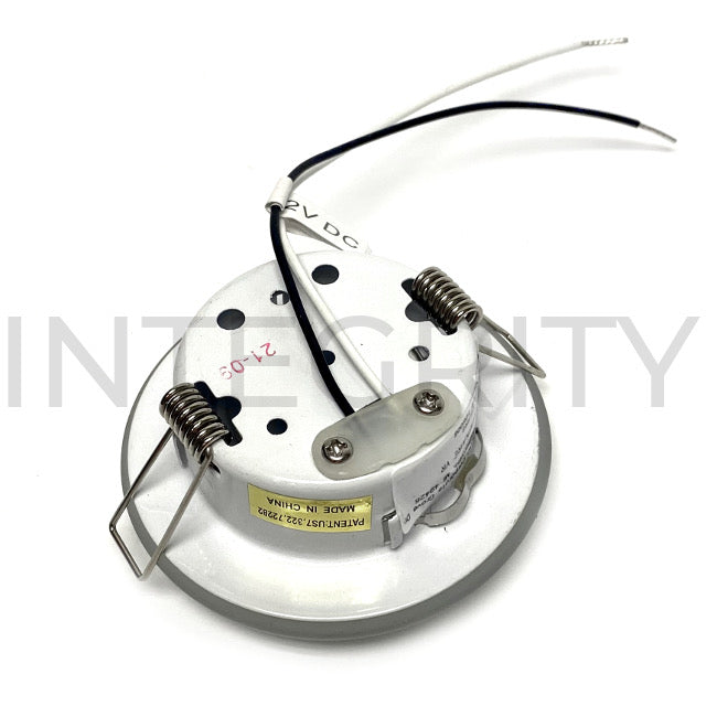 Newmar RV Light LED 3" Round 'Mouse Trap Wing' 122672
