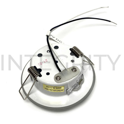 Newmar RV Light LED 3" Round 'Mouse Trap Wing' 122672